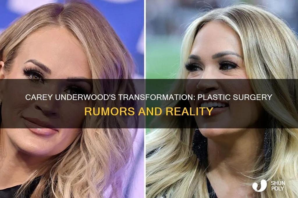 did carey underwood have plastic surgery