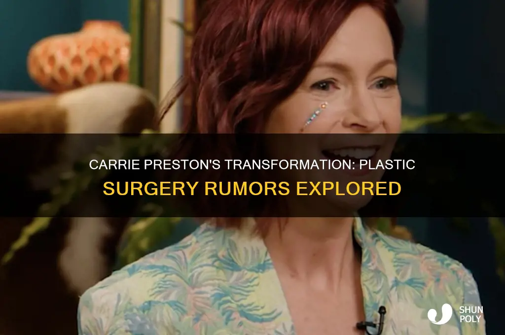 did carrie preston have plastic surgery