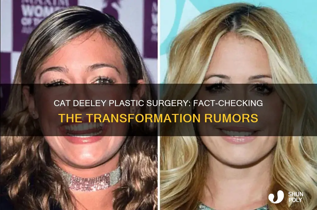 did cat deeley have plastic surgery