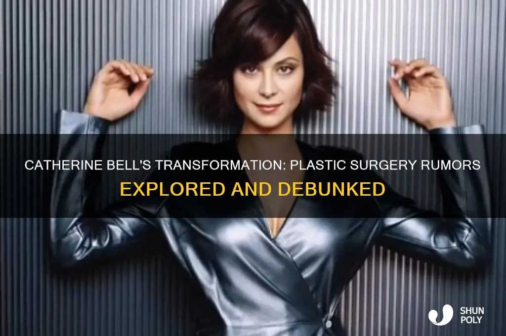 did catherine bell have plastic surgery