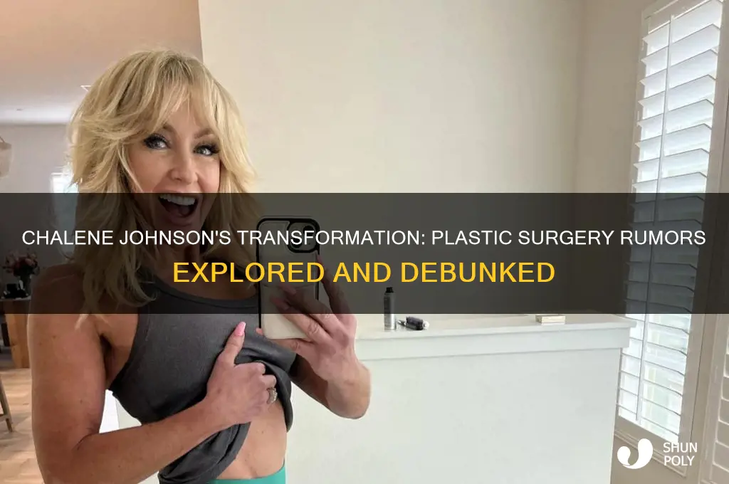did chalene johnson have plastic surgery