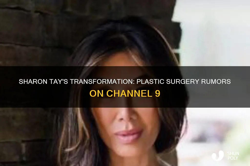 did channel 9 sharon tay have plastic surgery