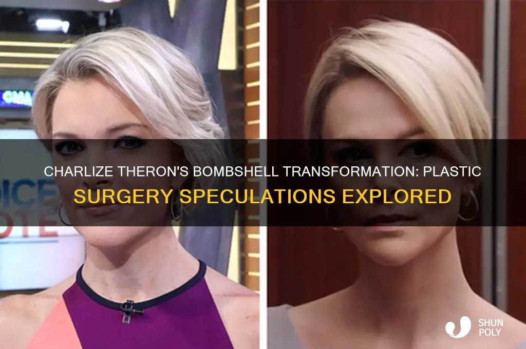 did charlize theron get plastic surgery for bombshell