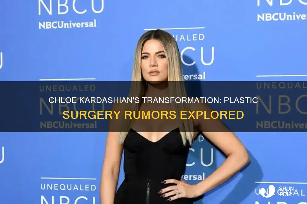 did chloe kardashian get plastic surgery
