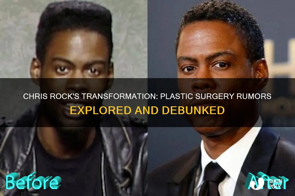 did chris rock get plastic surgrey