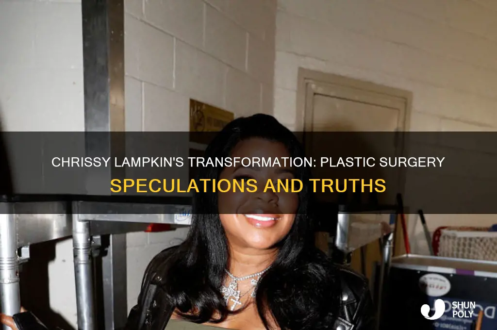 did chrissy lampkin get plastic surgery