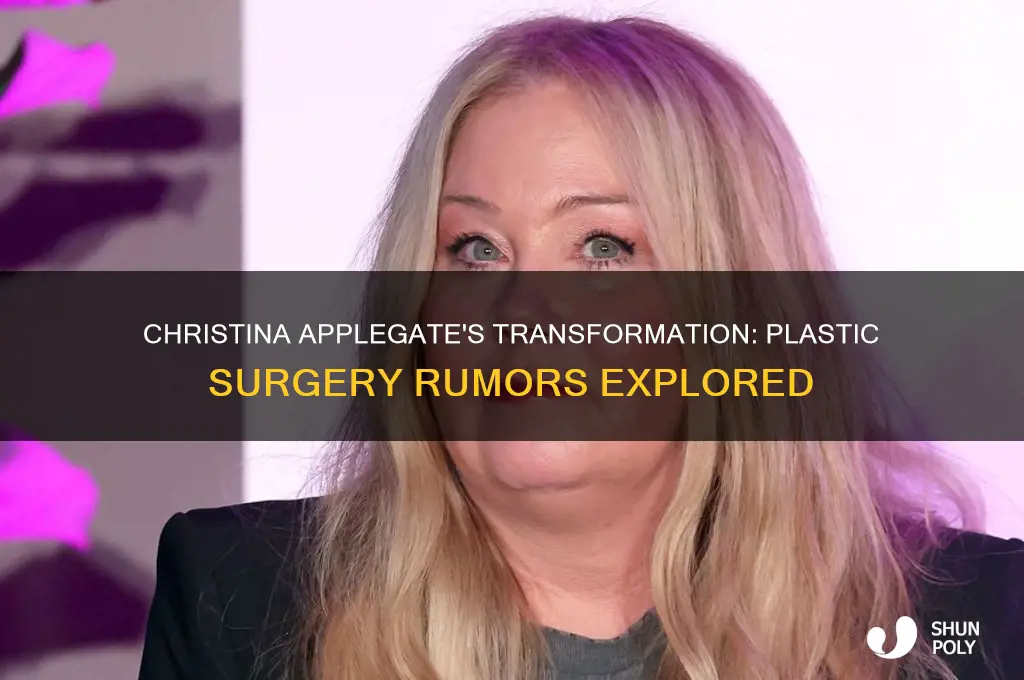 did christina applegate get plastic surgery