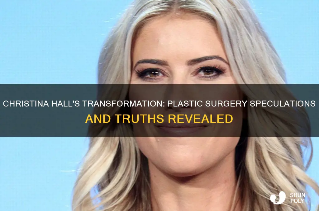 did christina hall get plastic surgery