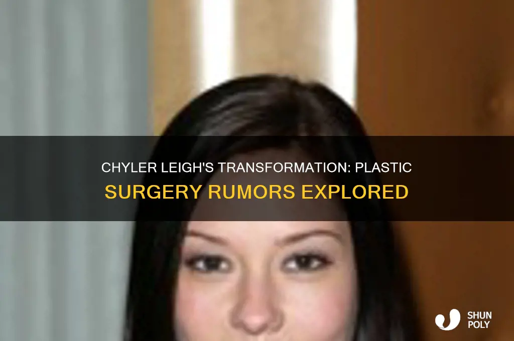 did chyler leigh have plastic surgery
