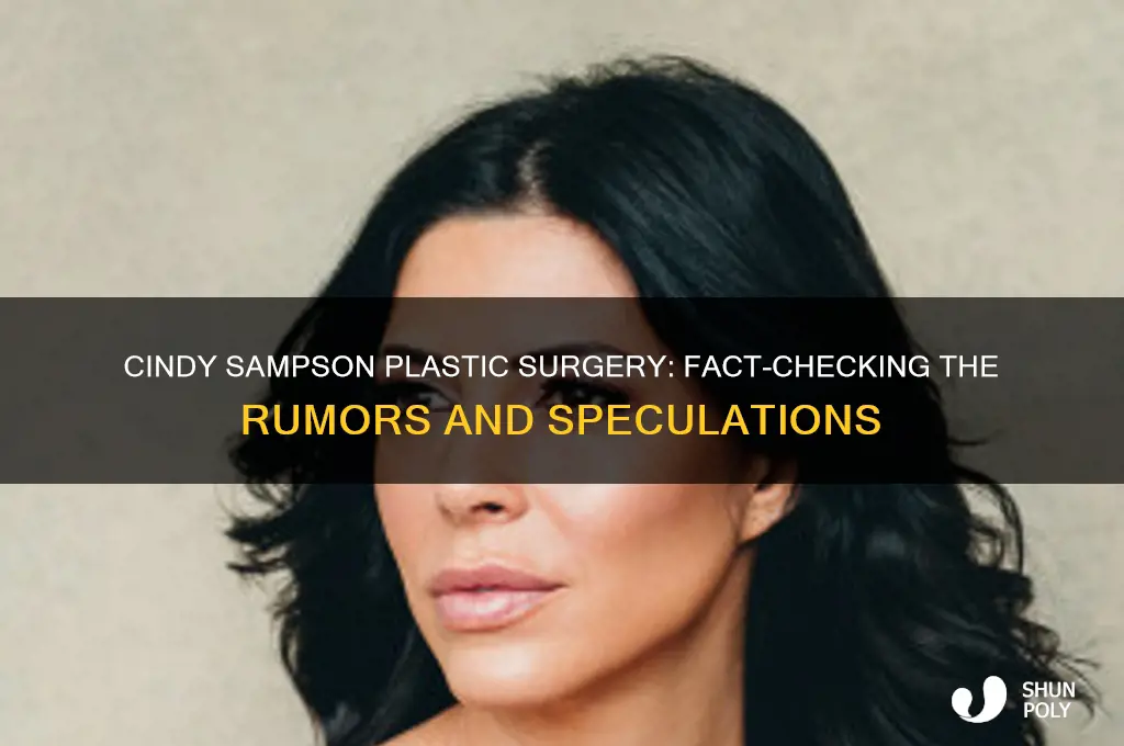 did cindy sampson have plastic surgery