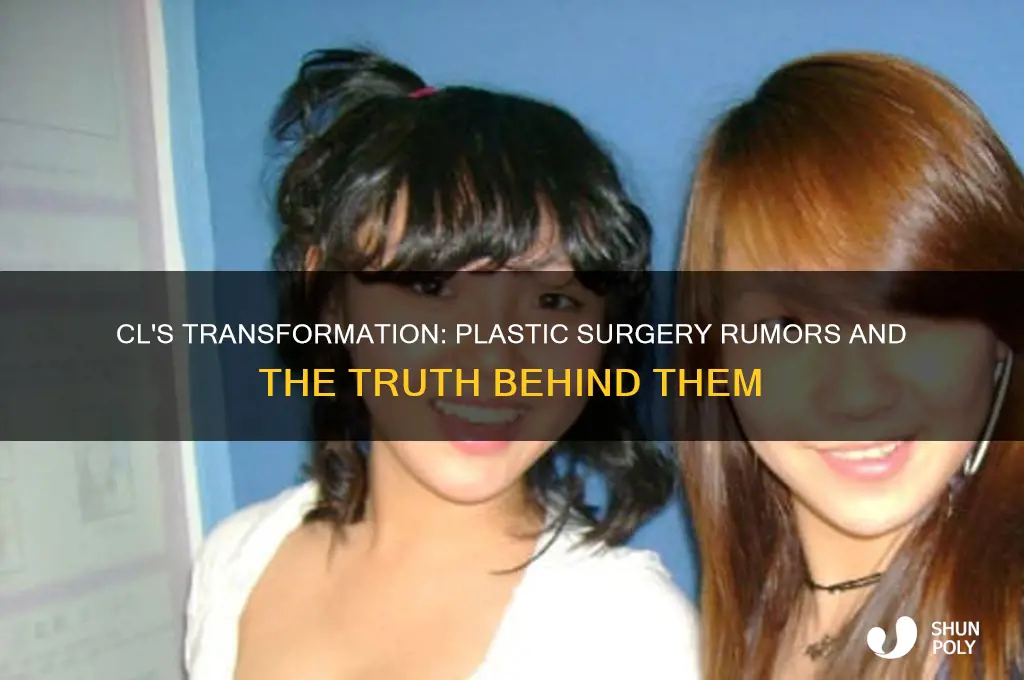 did cl get plastic surgery