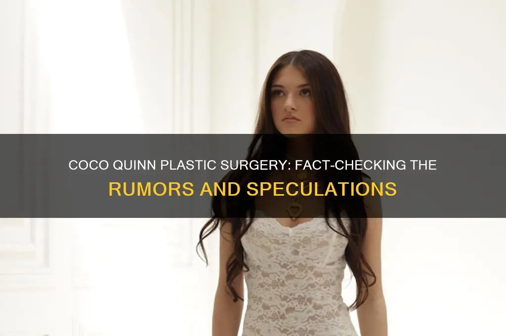 did coco quinn get plastic surgery