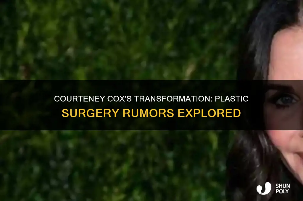 did courteney cox get plastic surgery