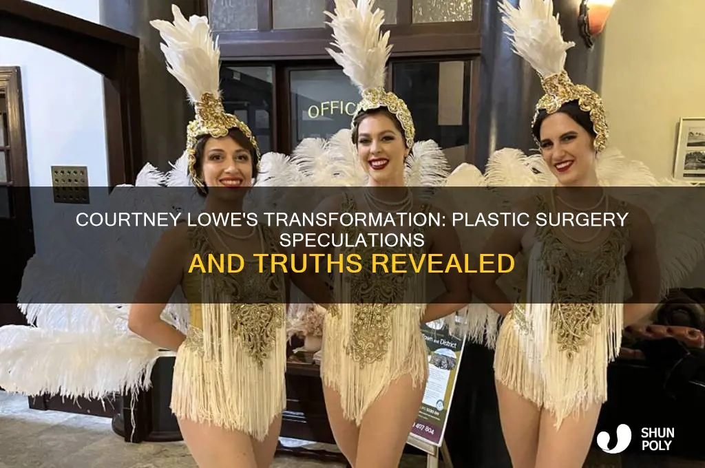 did courtney lowe have plastic surgery