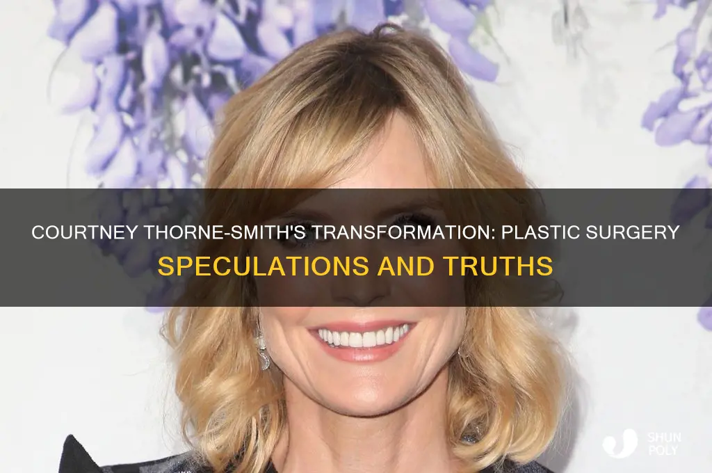 did courtney thorne smith have plastic surgery