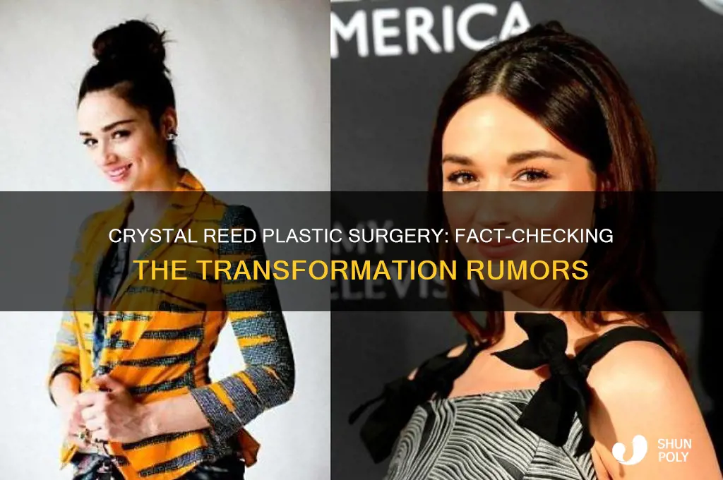 did crystal reed get plastic surgery