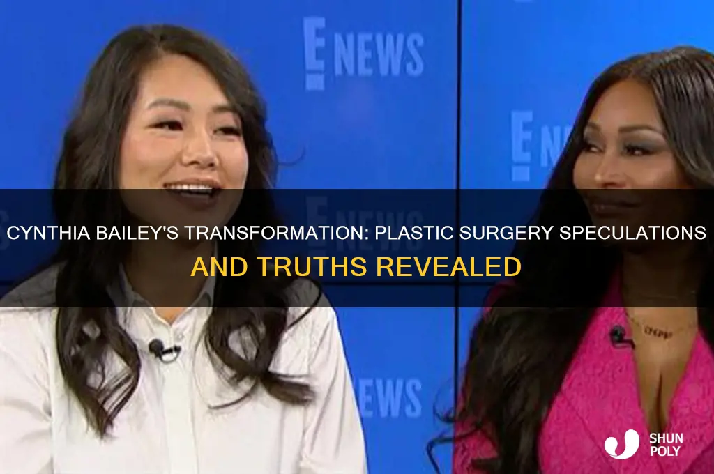 did cynthia bailey have plastic surgery