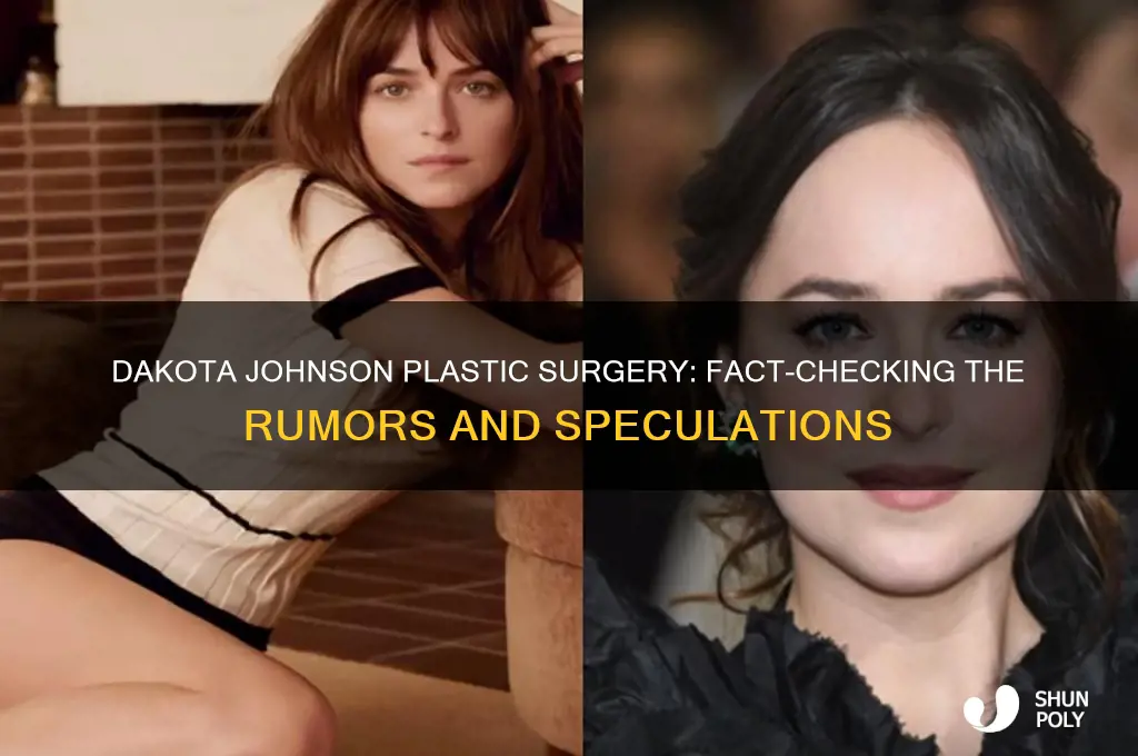 did dakota johnson get plastic surgery