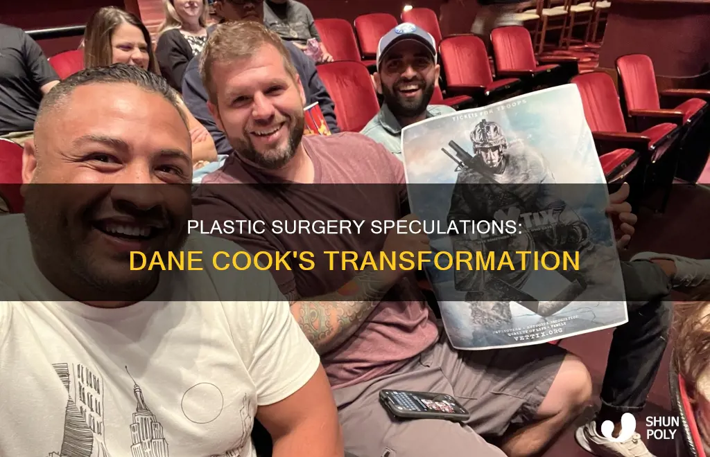 did dane cook have plastic sugery