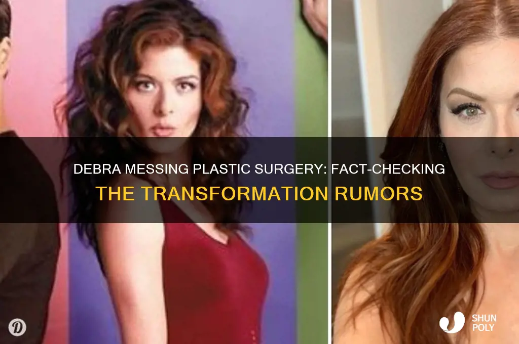 did debra messing get plastic surgery
