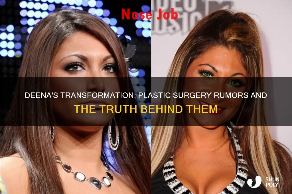 did deena get plastic surgery