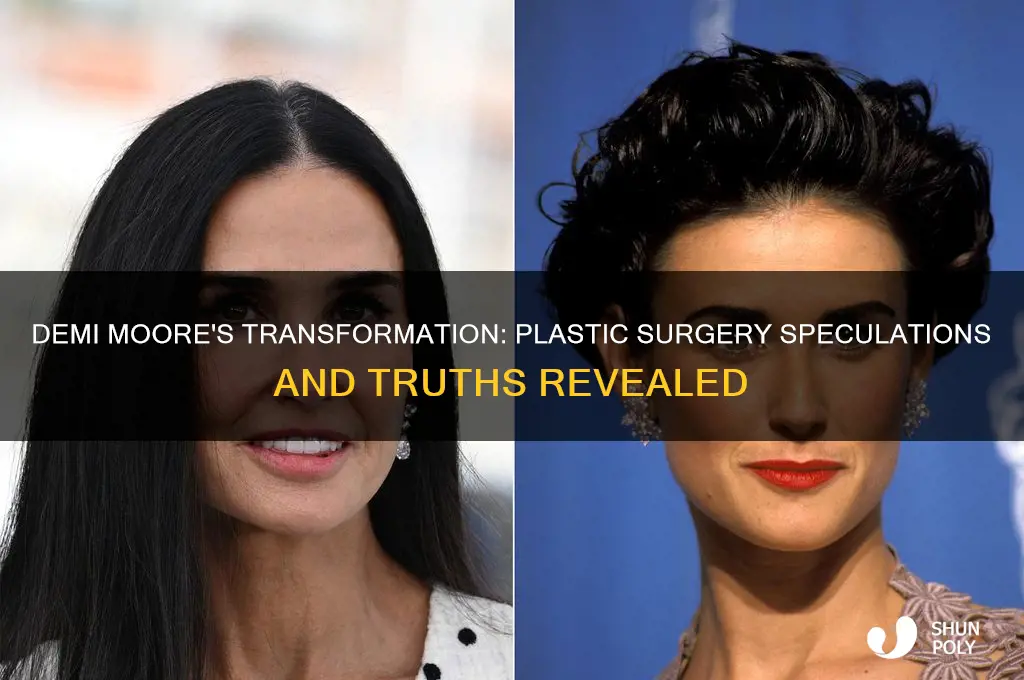 did demi more have plastic surgery