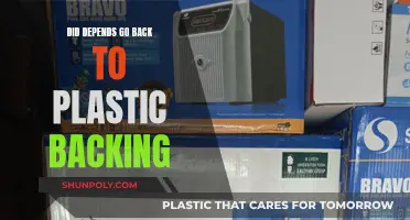The Switch Back: Depends and Plastic Backing