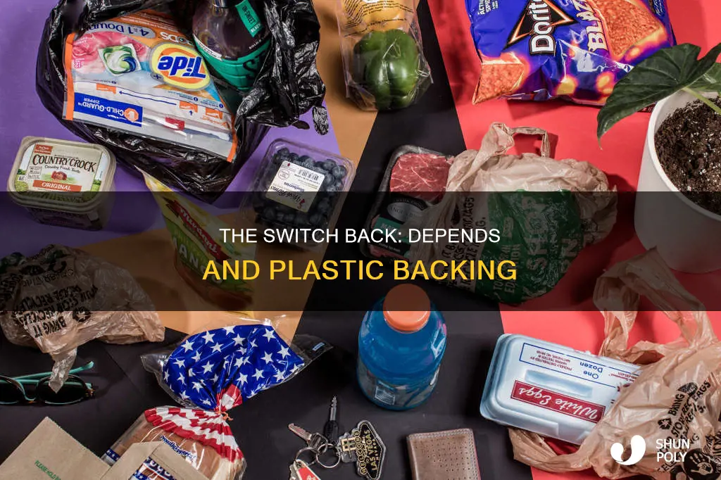 did depends go back to plastic backing