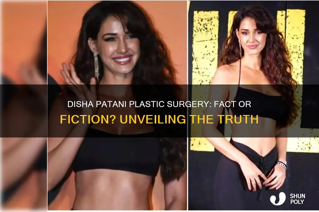 did disha patani get plastic surgery