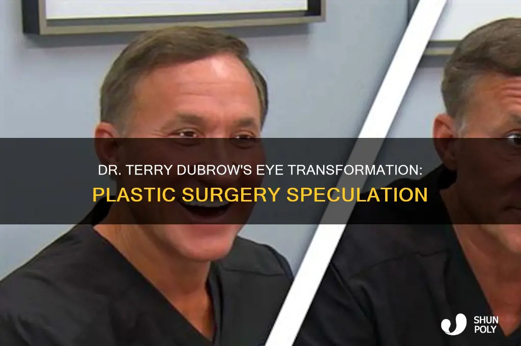 did dr terry dubrow have plastic surgery on his eyes