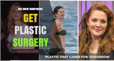 Drew Barrymore's Transformation: Plastic Surgery Rumors Explored