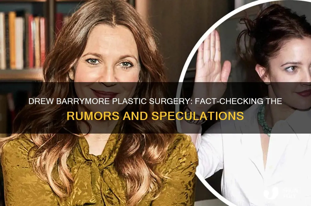 did drew barrymore plastic surgery
