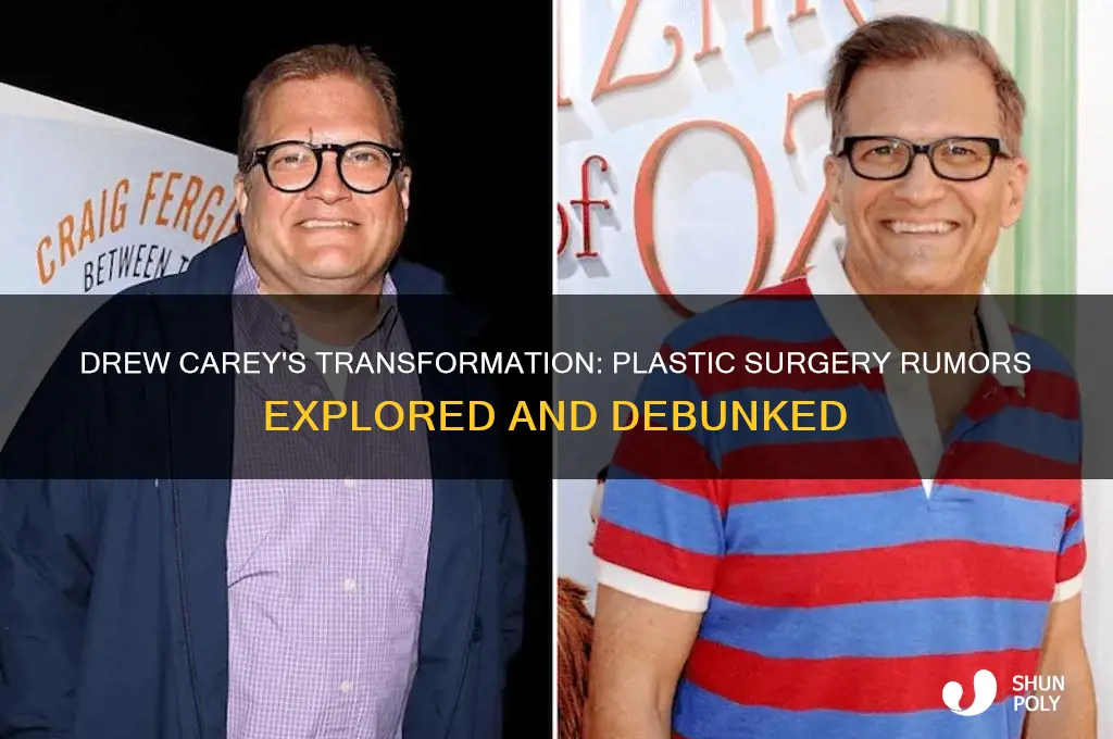 did drew carey get plastic surgery