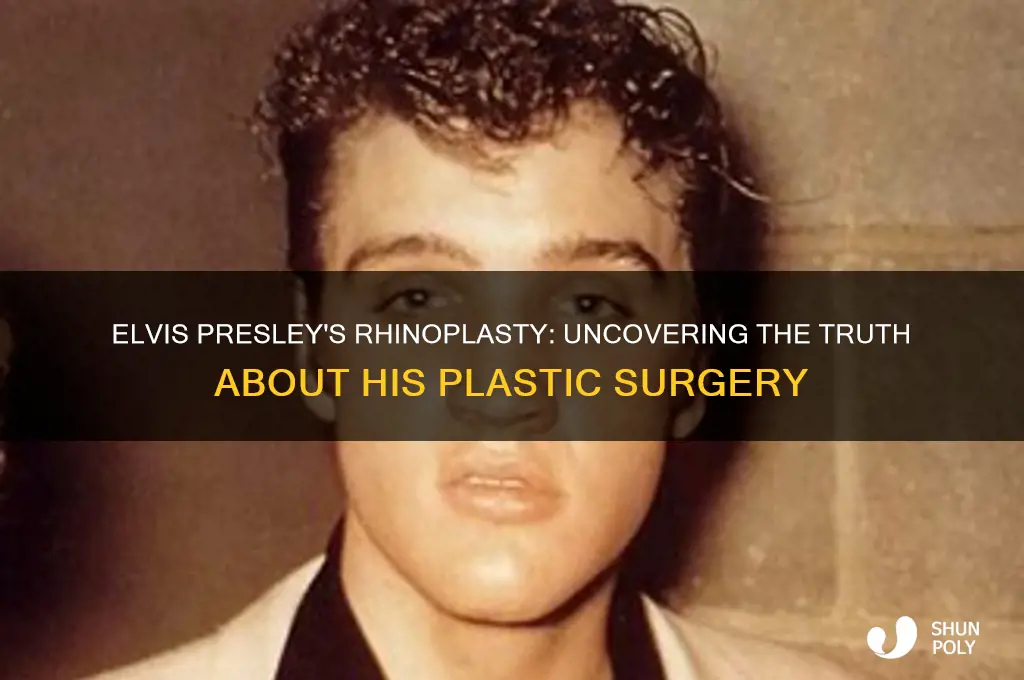 did elvis have plastic surgery rhino