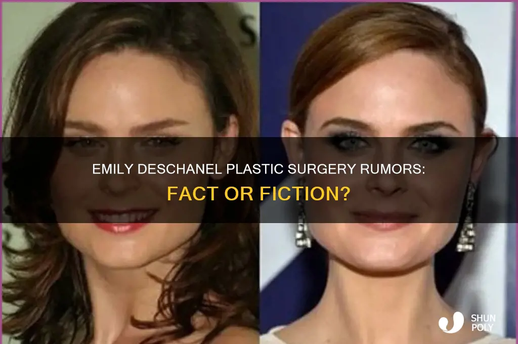 did emily deschanel plastic surgery
