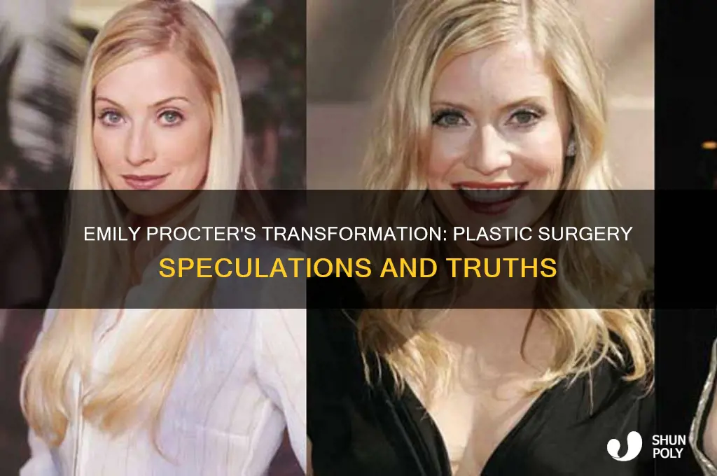 did emily procter have plastic surgery
