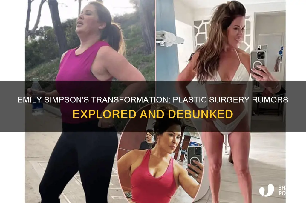 did emily simpson have plastic surgery