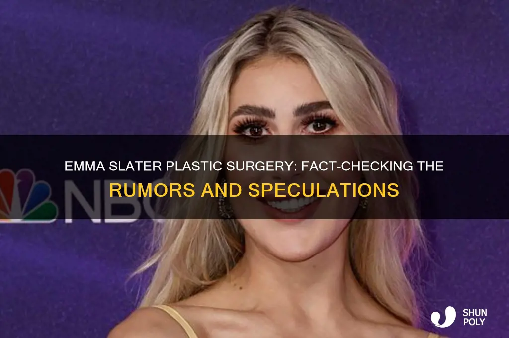 did emma slater have plastic surgery