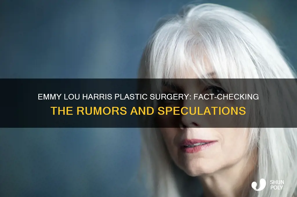 did emmy lou harris get plastic surgery
