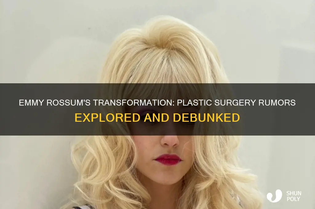 did emmy rossum get plastic surgery