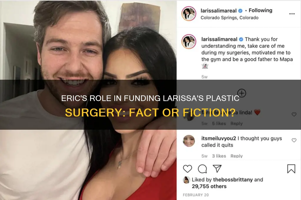did eric pay for larissa