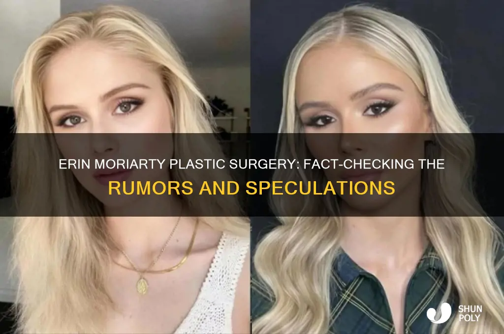 did erin moriarty actually get plastic surgery