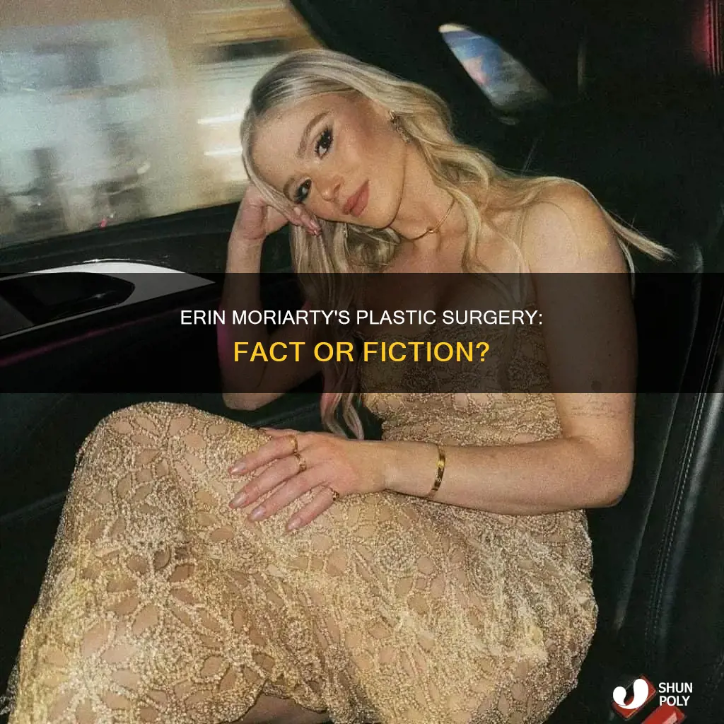 did erin moriarty have plastic surgey