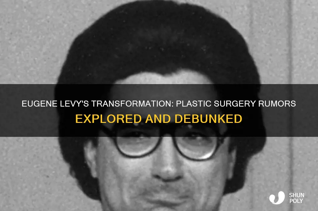 did eugene levy get plastic surgery
