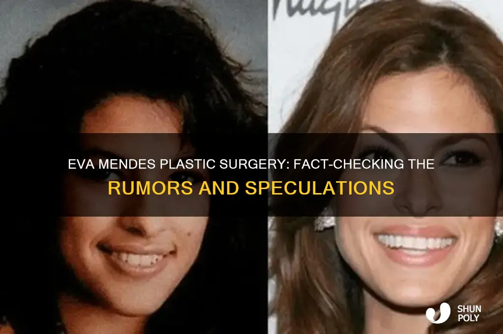 did eva mendez get plastic surgery