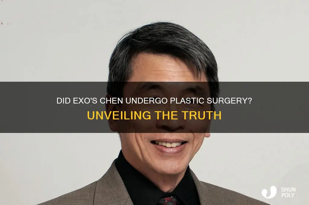 did exo chen have plastic surgery
