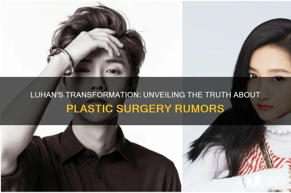 did exo luhan get plastic surgery