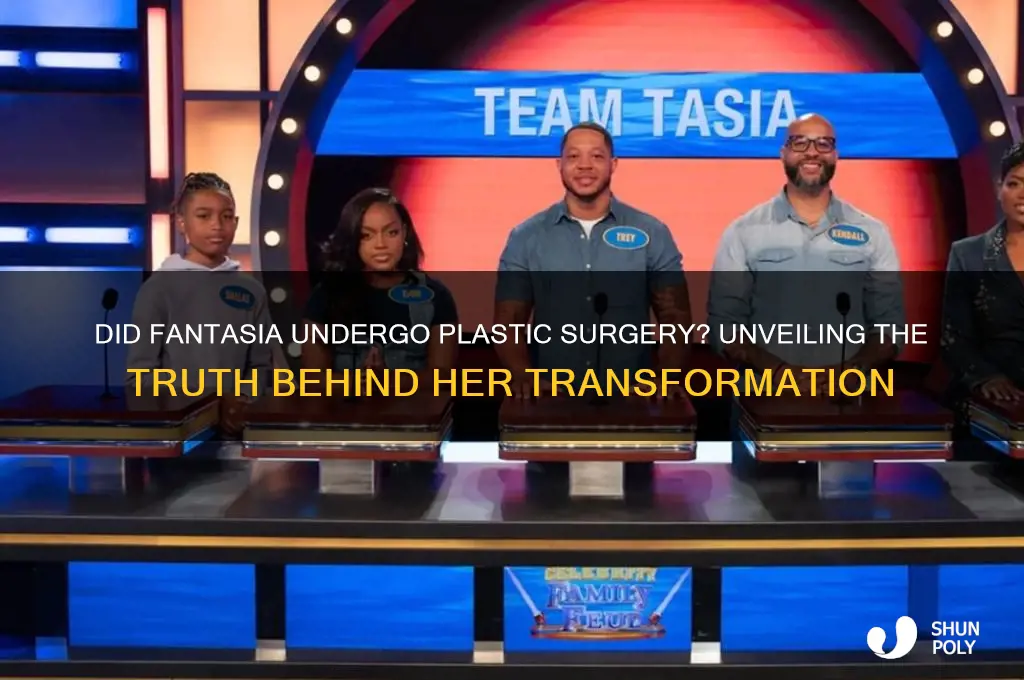 did fantasia have plastic surgery