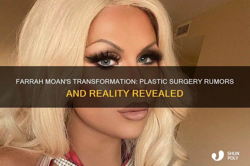 did farrah moan get plastic surgery