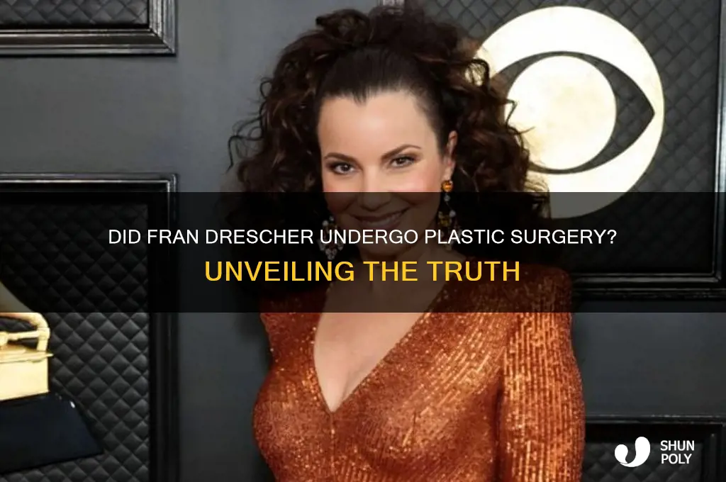 did fran drescher get plastic surgery